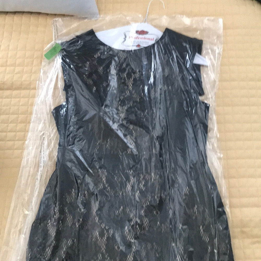 Sexy black lace dress